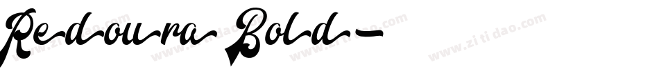 Redoura Bold字体转换